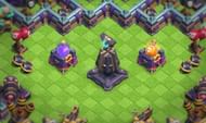 Buildings in the home village (Image via Supercell)